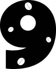 coffee bean number 9 nine