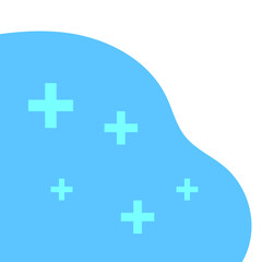 Fototapeta premium Healthcare Blob Corner