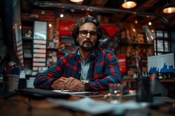 Obraz premium Navigating the world of marketing data with precision