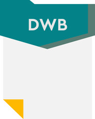 DWB File format minimal icon