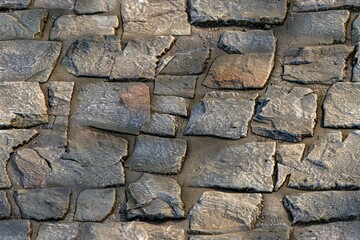 Obraz premium Authentic seamless pattern with carefully crafted paving textures, ideal for adding a sense of realism and depth to your artwork or designs, evoking the feel of paved urban landscapes.