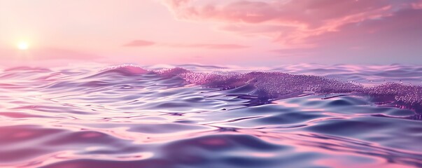 Gentle waves in soft pastels of pink and lavender, flowing smoothly from left to right along the bottom of the image.