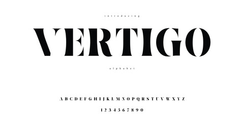 Modern Luxury Serif Font for Fashion, Brand, Craft, Wedding. Alphabet set ABC. vector illustration