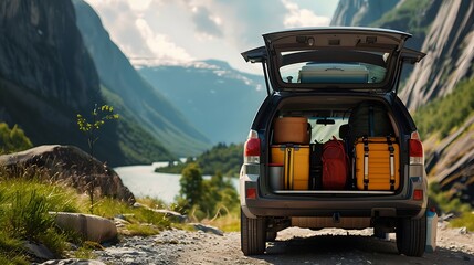 best modern SUVs for road trips with lots of luggage , most spacious cargo area SUVs 2024