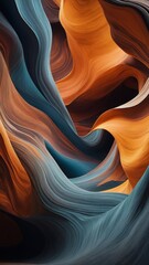 Obraz premium Abstract Background on Tourism Theme with Stylized Landscapes