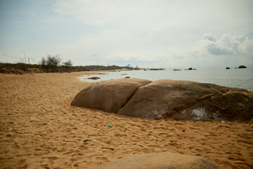beach in the morning