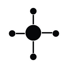 Business network structure icon ,network icon vector design with background.