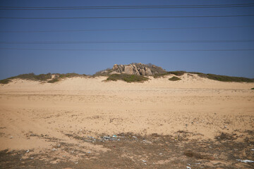 sand dunes in the desert