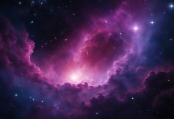 Colorful space Spiral galaxy cloud nebula. Stary night cosmos. Universe science astronomy. Generative AI