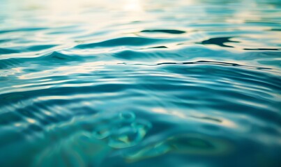 Fototapeta premium backdrop the water ripples exude a refreshing vibe, Generative AI