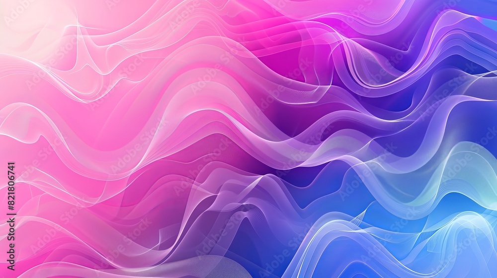 Poster the blur wave modern background in abstract gradient style. modern fluid shape blue mesh. dynamic pi