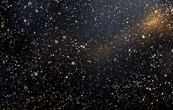 a black background with shiny star universe night