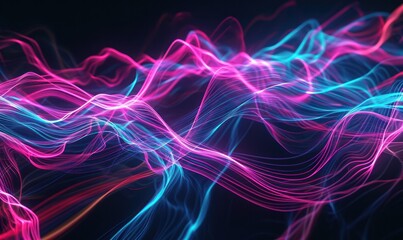 Blue and pink glowing magical energy.