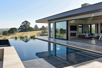 Fototapeta premium modern house, villa