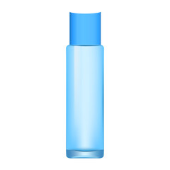 Cream Cosmetic Blank Tube on a white background