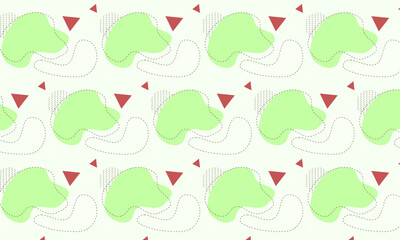 Flat abstract doodle pattern design background