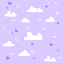 cute hearts design for Valentines Day background