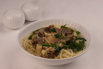Oxtail Pho Bo is Vietnamese Beef Noodle Soup with Oxtail.
