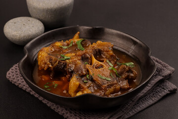 Spanish Oxtail Stew or Rabo De Toro is A Traditional Andalucian Dish.