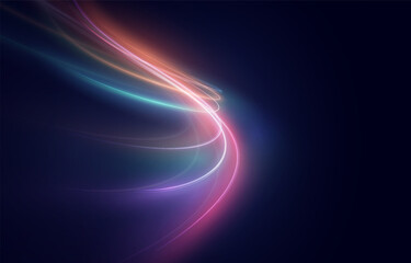 This is a modern abstract high-speed motion effect png. It is also a futuristic dynamic motion technology. It can be used as a banner or poster design background idea. Fast speed lines.	
