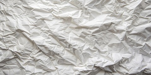 Obraz premium Crumpled white paper texture