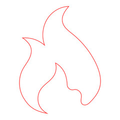 Fire Flame Outline