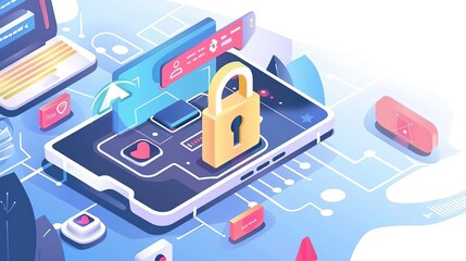 Design a logo for a cybersecurity company. The logo should be modern, professional, and convey the company's focus on security.