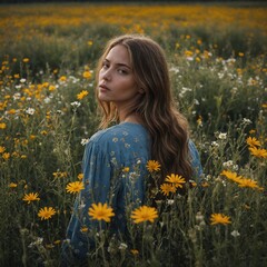 Describe her radiant smile that lights up the room.
