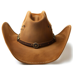 Cowboy hats, white background, are the coolest and most useful equipment of the western world