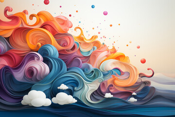 Colorful design background