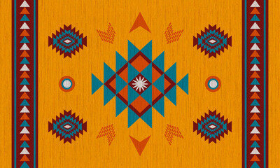 Native American ornament. Navajo seamless pattern.