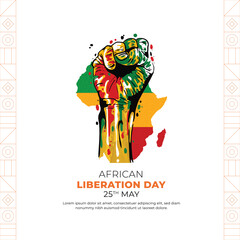African Liberation day. Suitable for Poster, Banners, campaign and greeting card. Vector illustration. 