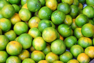 the orange background with dramatic tone