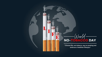 Poster Concept of World No Tobacco Day 