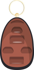 Highquality vector of a contemporary car key fob, perfect for automotive concepts