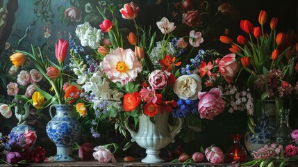 The Luxury of Spring: Floral Splendor for March 8.