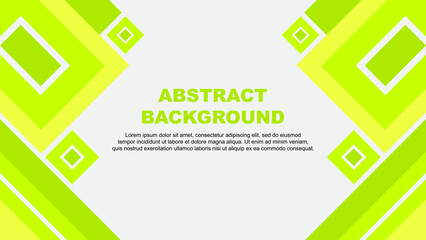 Abstract Background Design Template. Abstract Banner Wallpaper Vector Illustration. Abstract Lime Green Cartoon