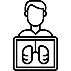 Lungs X-Ray Icon