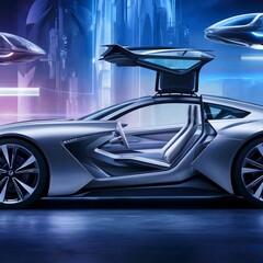 Future Autonomous Elegance Self Driving Car Designs