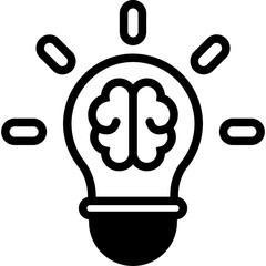 Innovation Glyph Icon Design Vector