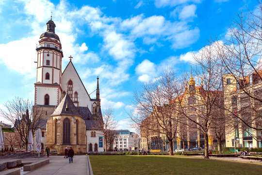 The Thomaskirche of Leipzig
