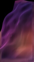 Digital Silk: The Fluid Motion of Purple Mesh Waves