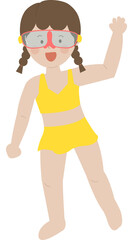 어린이 여름 수영복