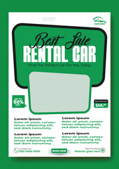 Car rent flyer design