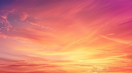 Obraz premium Vibrant Sunset Gradient Background with Warm Orange, Pink, and Purple Hues
