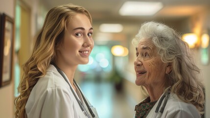 The warmth of caring for the elderly as nursing assistants do their best to ensure the comfort, safety, and happiness of the elderly under their care.