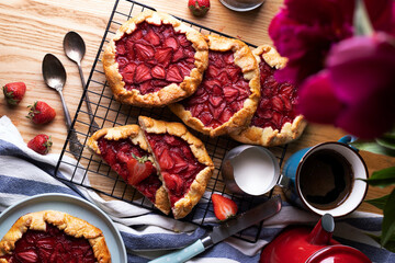 galette with strawberry