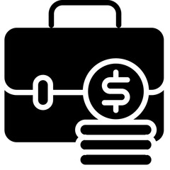 Business Solid Icon Design Vector