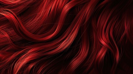 red reflective hair texture