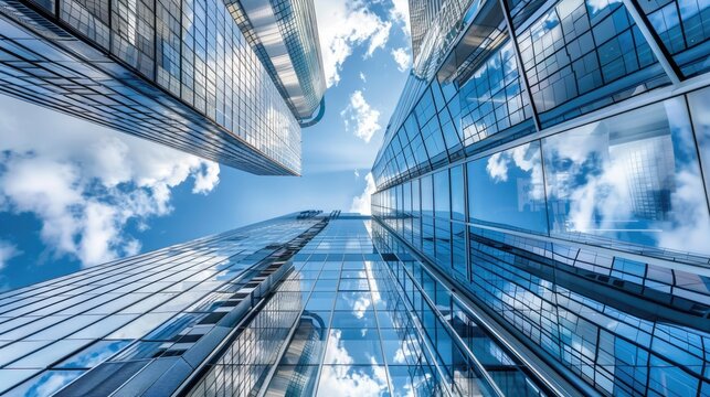 urban skyscraper buildings